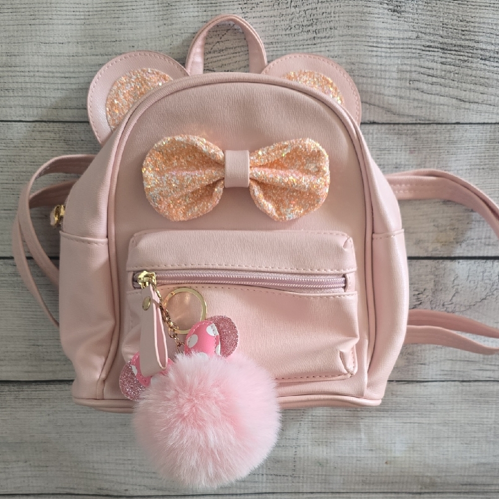 Target Pink Glitter Bow Kids Backpack